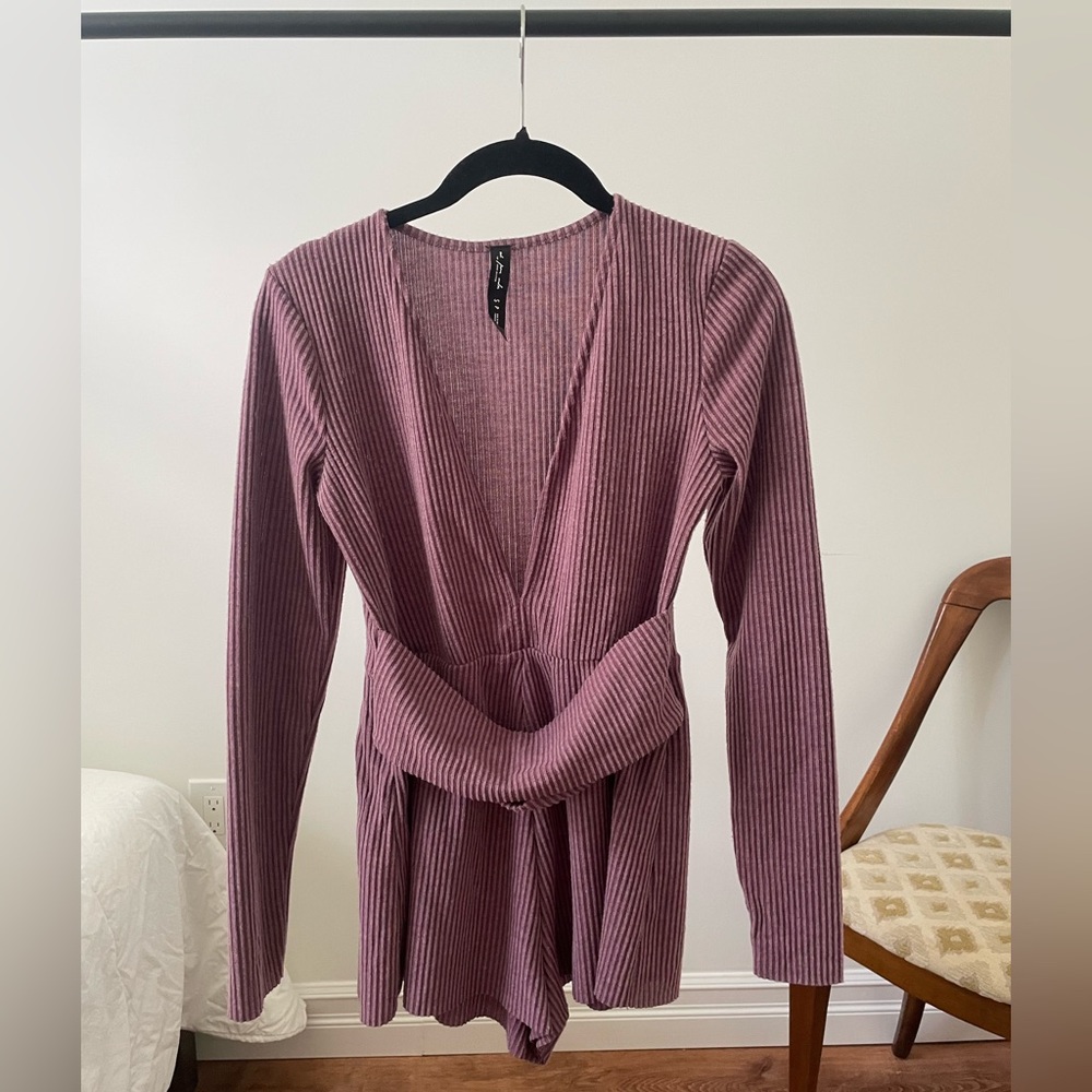 Purple romper from urban outfitters